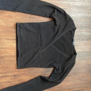 Brandy Melville - Amara Surplice Long Sleeve Top